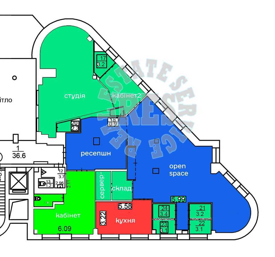 Аренда офиса 267.8 м², Дегтяревская ул.