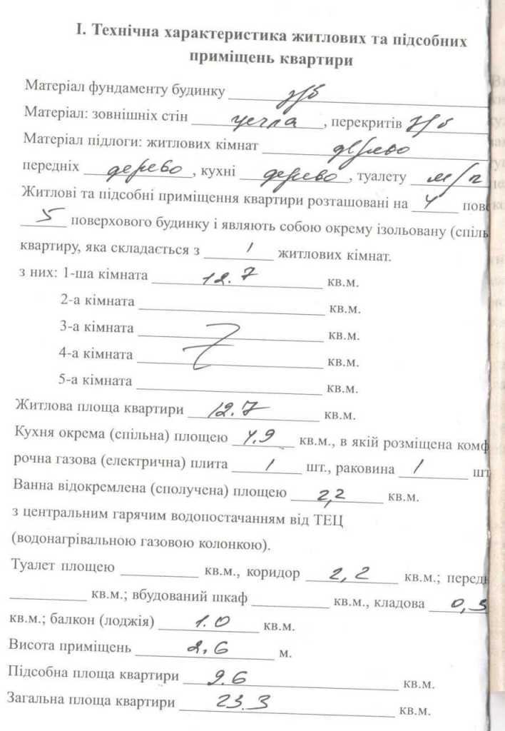 Продажа 1-комнатной квартиры 23.3 м², Центральна, 80
