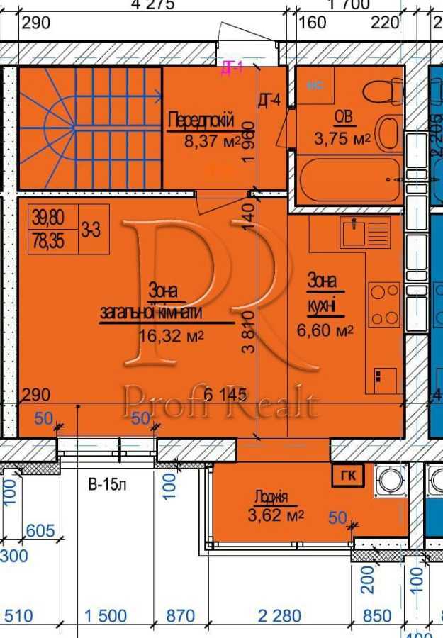 Продаж 3-кімнатної квартири 78 м², Героїв Небесної Сотні просп., 14/1