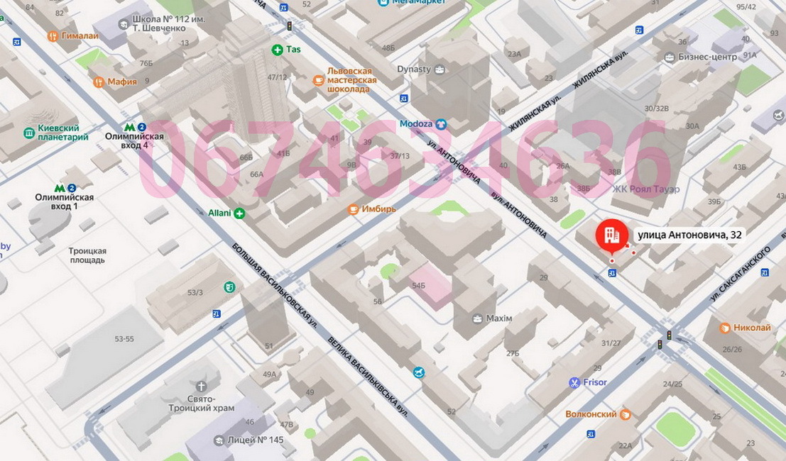 Аренда офиса 80 м², Владимира Антоновича ул., 32