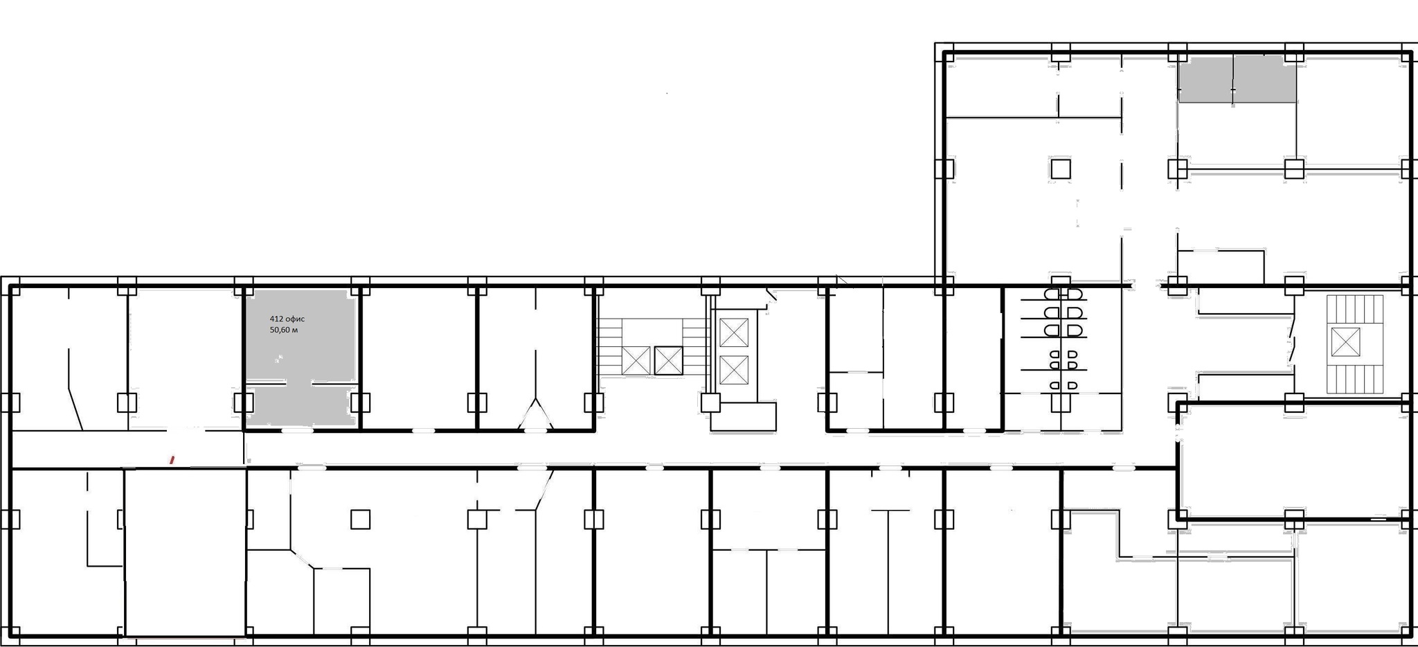 Аренда офиса 50.6 м², Митрополита Василия Липковского ул.