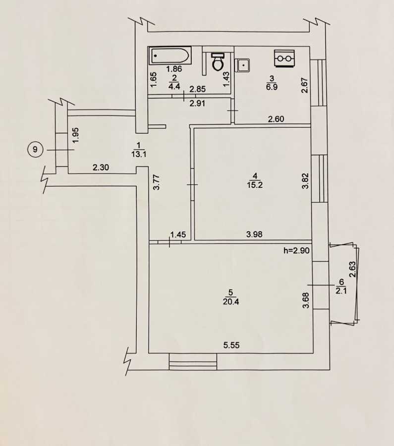 Аренда 2-комнатной квартиры 62 м², Иоанна Павла II ул., 16