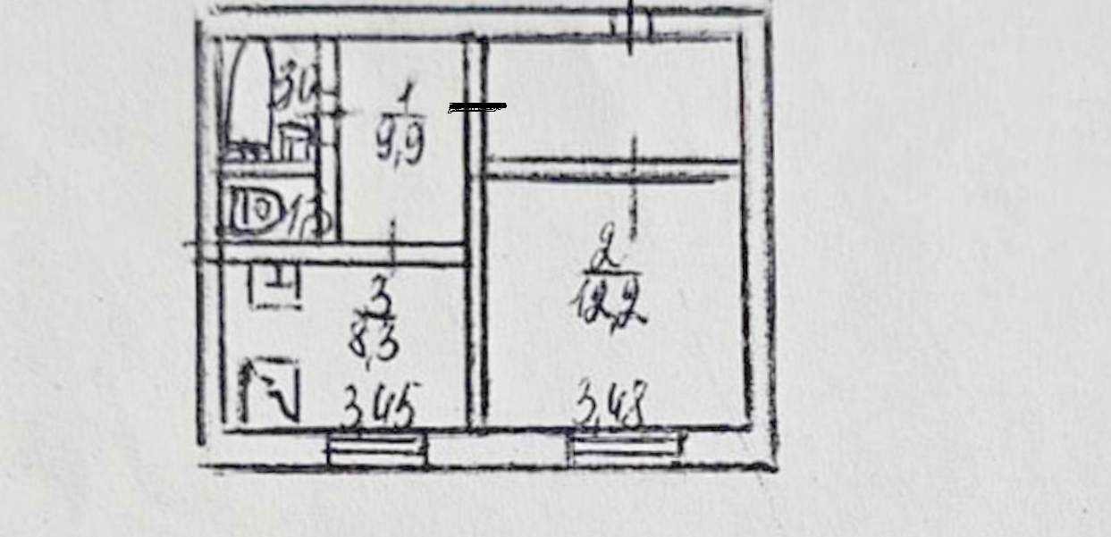 Продаж 1-кімнатної квартири 34.7 м², Академіка Єфремова вул., 19
