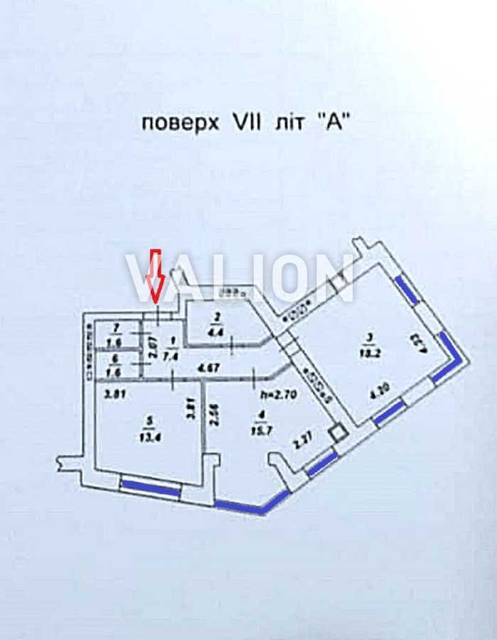 Продаж 2-кімнатної квартири 63 м², Героїв Небесної Сотні просп., 16/1