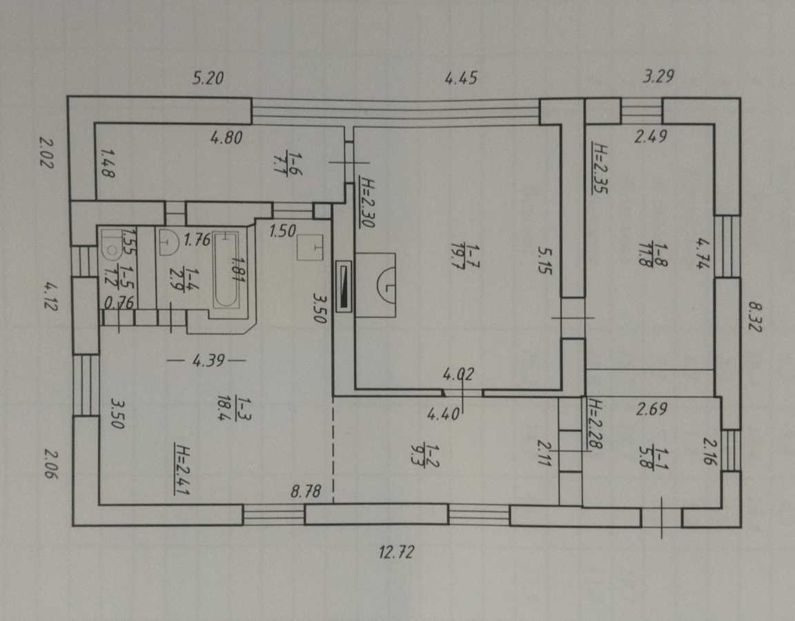 Продажа дома 76.8 м², 1-я Севастопольская ул.