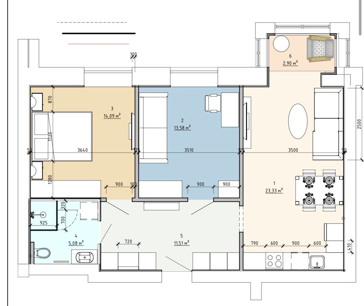 Продаж 3-кімнатної квартири 73 м², ЖК Аржанова, Будинок 1