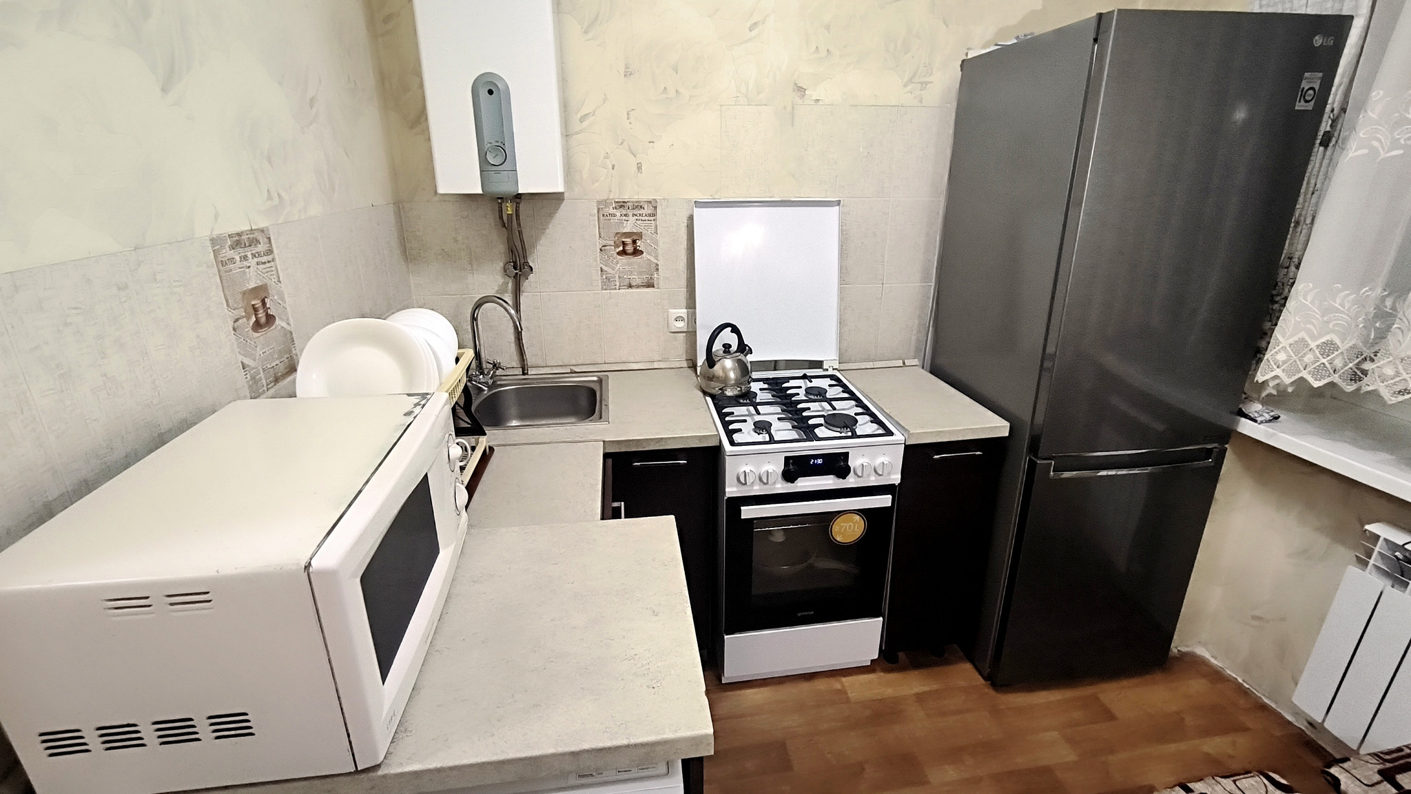 2-комнатная квартира посуточно 48 м², Рабочая ул., 83