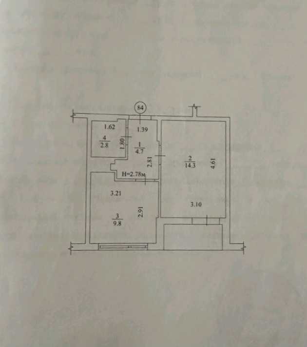 Продаж 1-кімнатної квартири 33 м², Ракетна вул., 24-б
