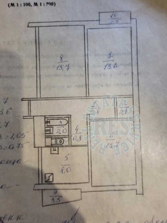 Продаж 3-кімнатної квартири 67.5 м², Стадіонна вул., 14
