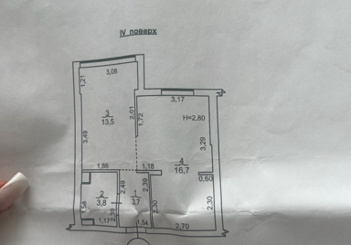 Продаж 1-кімнатної квартири 38 м², Спортивна вул.