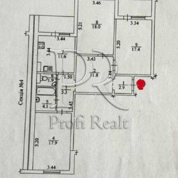 Продажа 3-комнатной квартиры 99 м², Урловская ул., 38