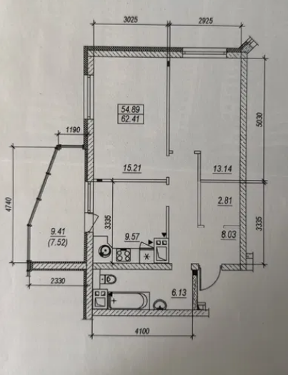 Продажа 1-комнатной квартиры 31 м², Бисквитный пер.