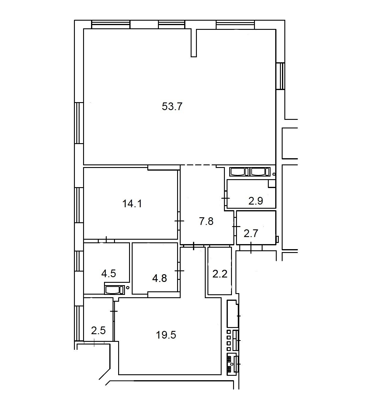 Продажа 3-комнатной квартиры 117 м², Річкоаа, 4 ЖК Камертон