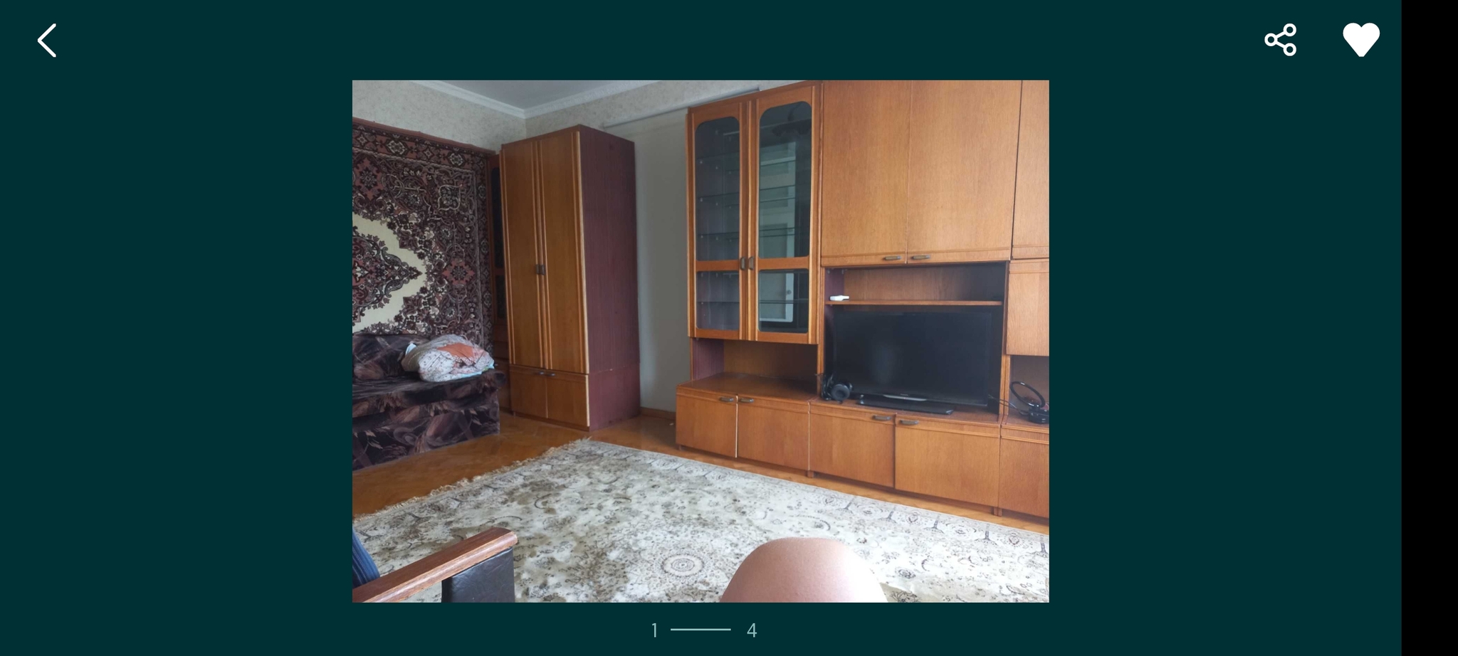 Аренда 1-комнатной квартиры 32 м², Демеевская ул., 55