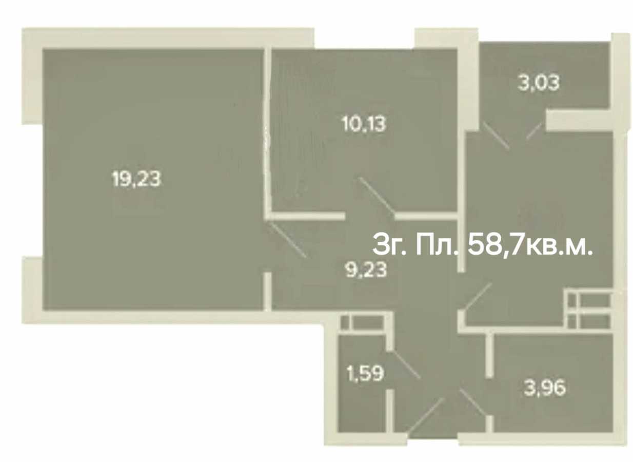 Продаж 2-кімнатної квартири 59 м², Виговського вул., 2Д/4