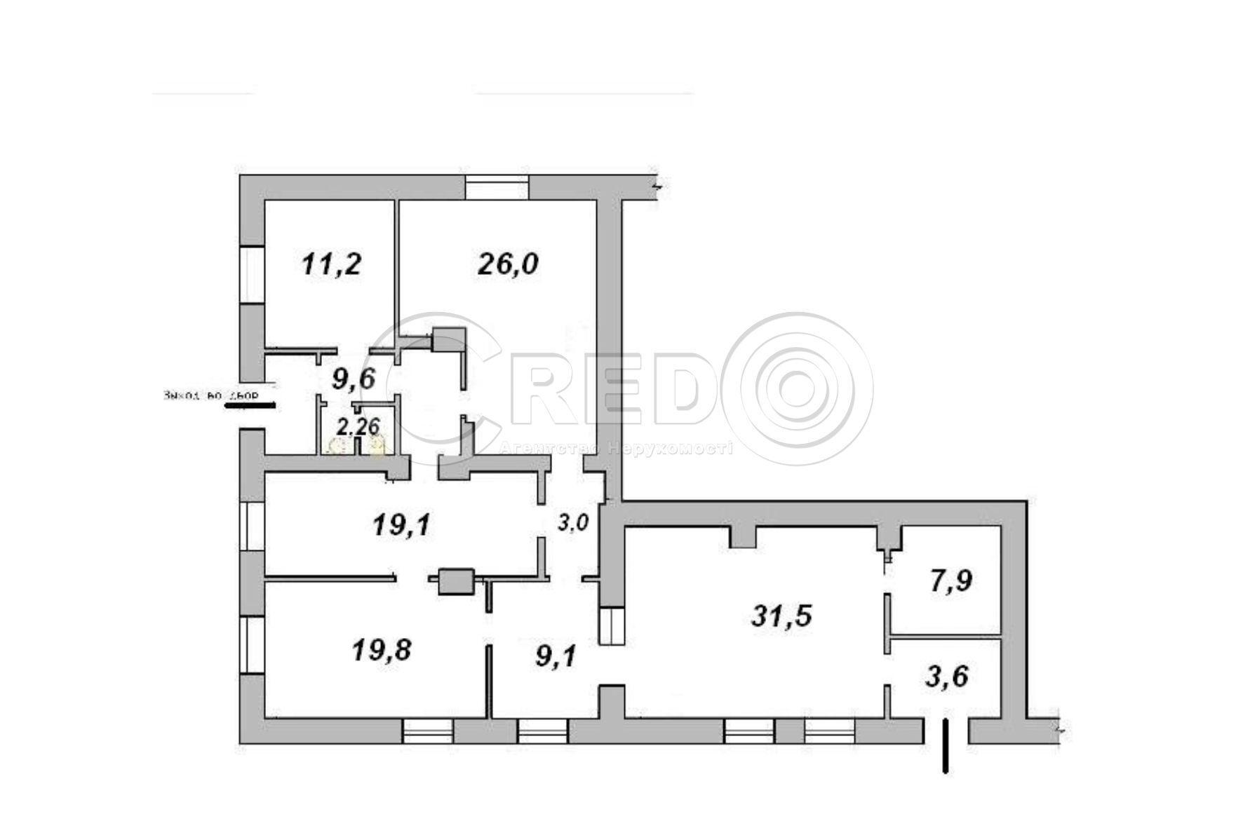 Продаж магазину 222.3 м², Петра Калнишевського вул.