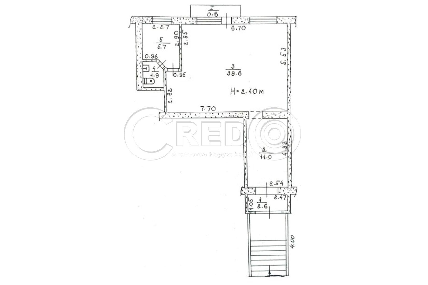 Аренда магазина 61.6 м², Зарічний