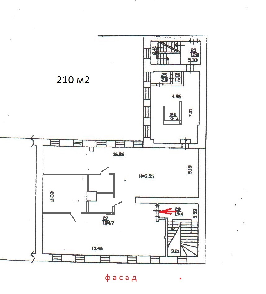 Продажа офиса 210 м², Верхний Вал ул., 16