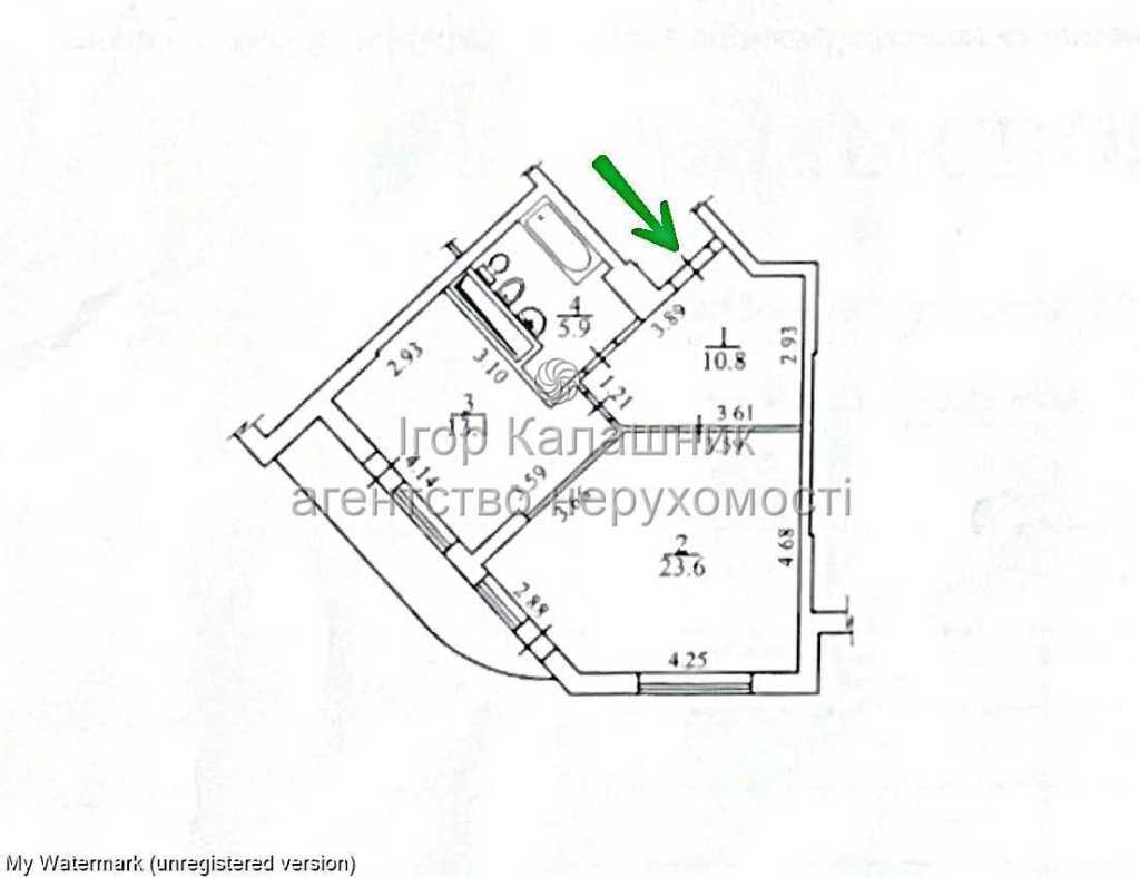 Продажа 1-комнатной квартиры 57 м², Вышгородская ул., 45А/2