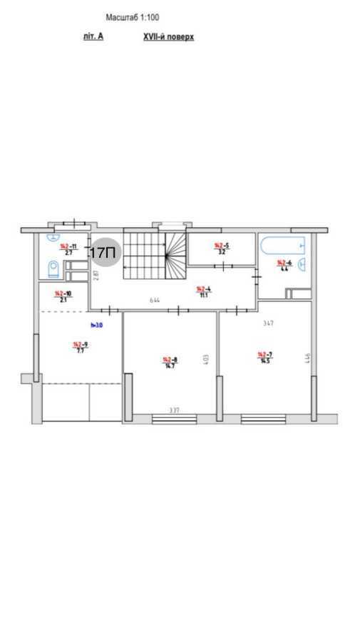 Продажа 3-комнатной квартиры 85 м², Сергея Данченко ул., 32А