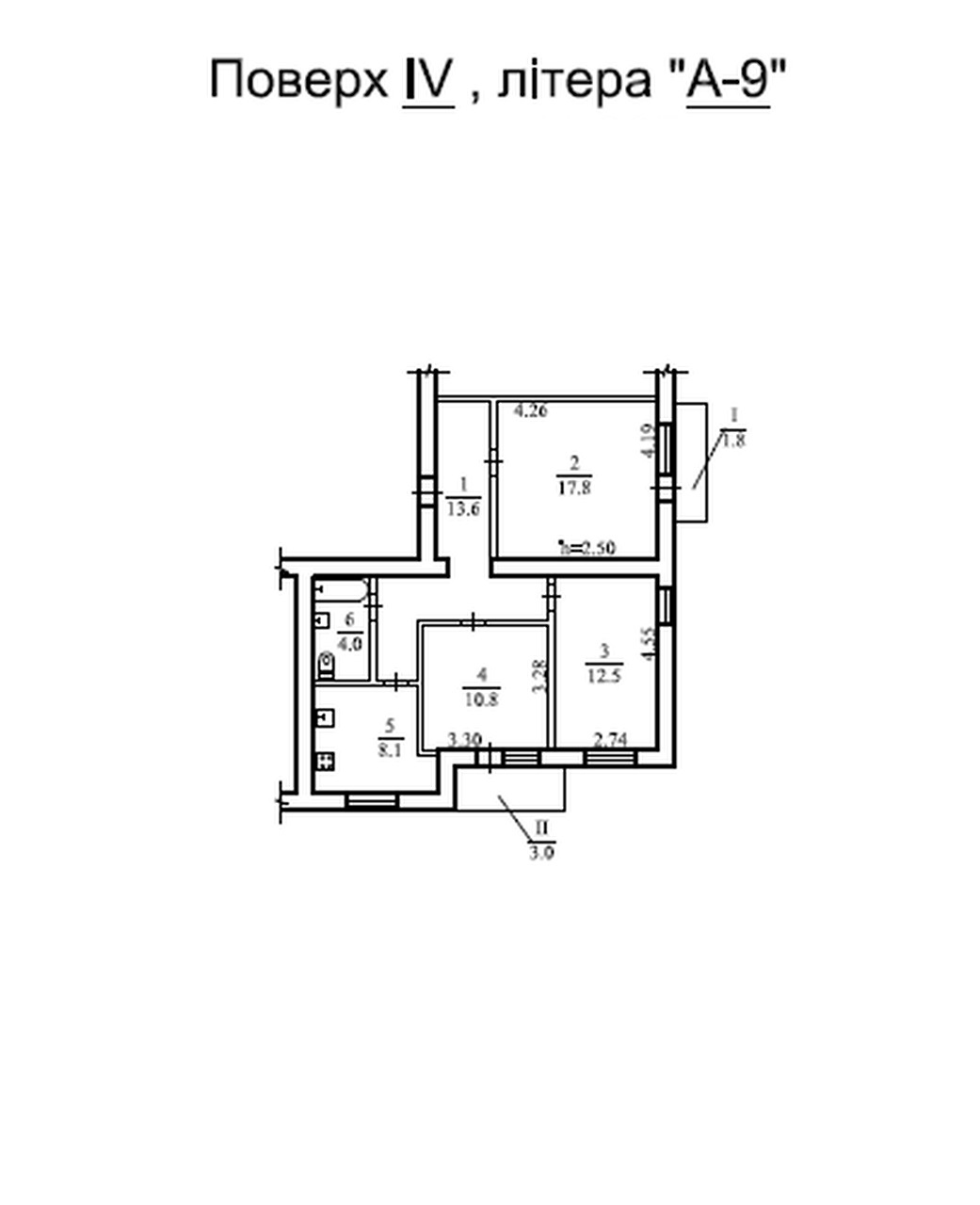 Продаж 3-кімнатної квартири 72 м², Калинова вул., 53