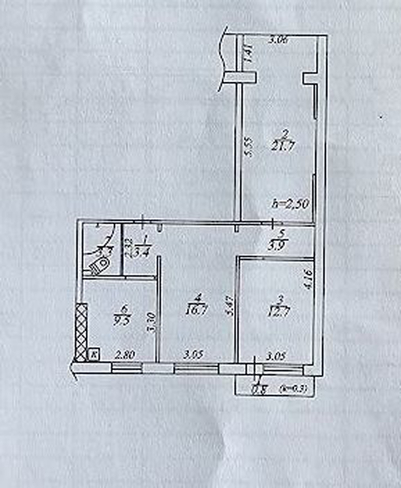 Продаж 3-кімнатної квартири 72 м², Березинська вул., 36