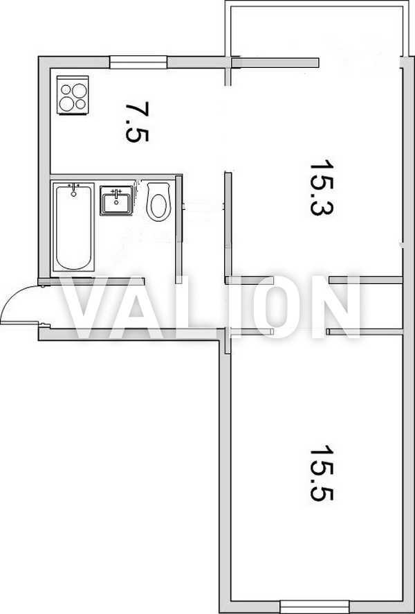 Продаж 2-кімнатної квартири 46.4 м², Данила Щербаківського вул., 49
