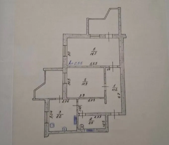 Продажа 2-комнатной квартиры 60 м², Пишоновская ул.