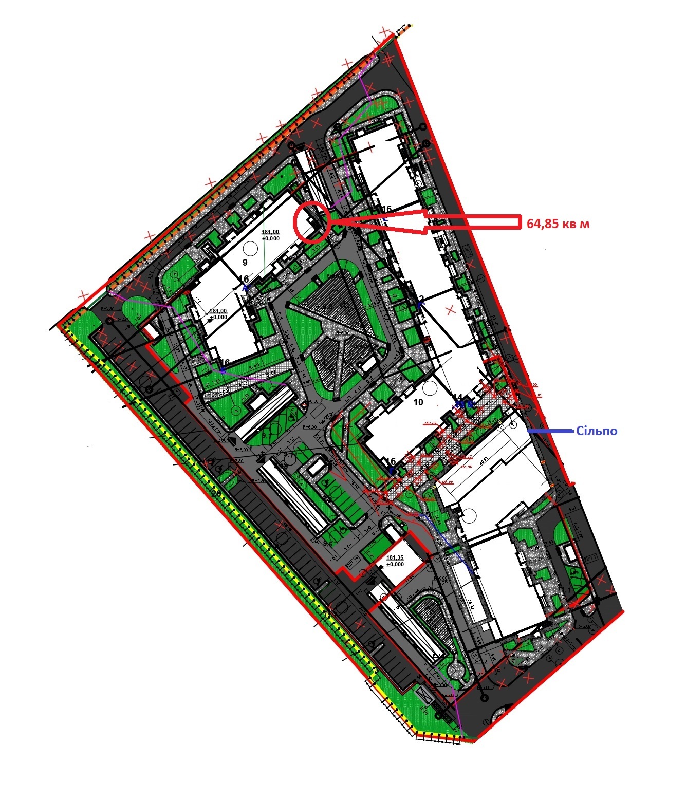Продажа торгового помещения 64.85 м², ЖК Нивки-Парк, ДОМ 9