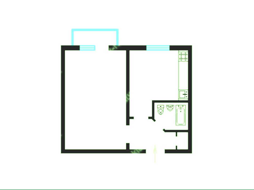 Продаж 1-кімнатної квартири 30 м², Олександра Олеся вул., Бойченка, 15