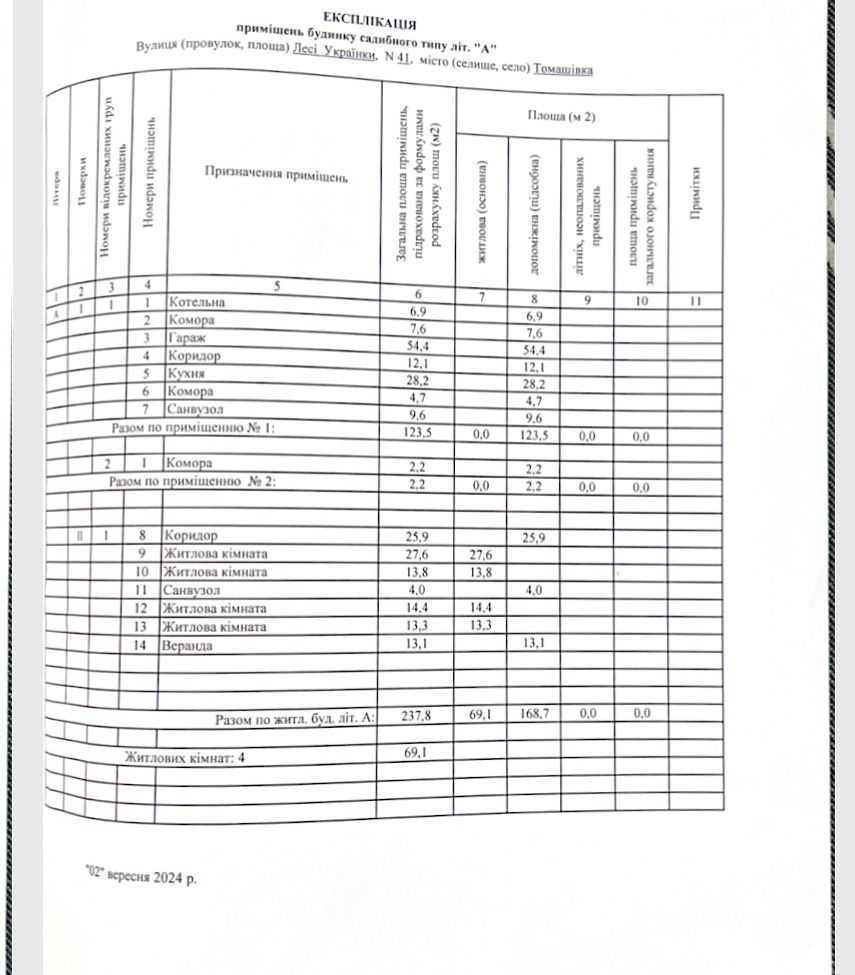 Продаж будинку 238 м², Лесі Українки, 41