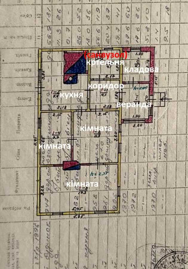 Продаж будинку 63 м², ленина