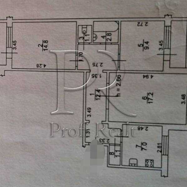 Продажа 3-комнатной квартиры 71 м², Героев Днепра ул., 7