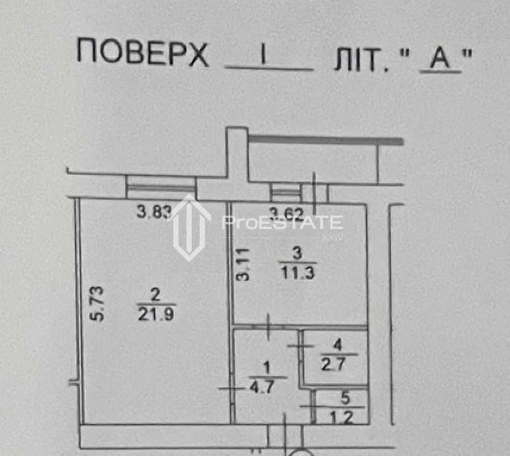 Продаж 1-кімнатної квартири 45.5 м², Головатого вул., 76Б