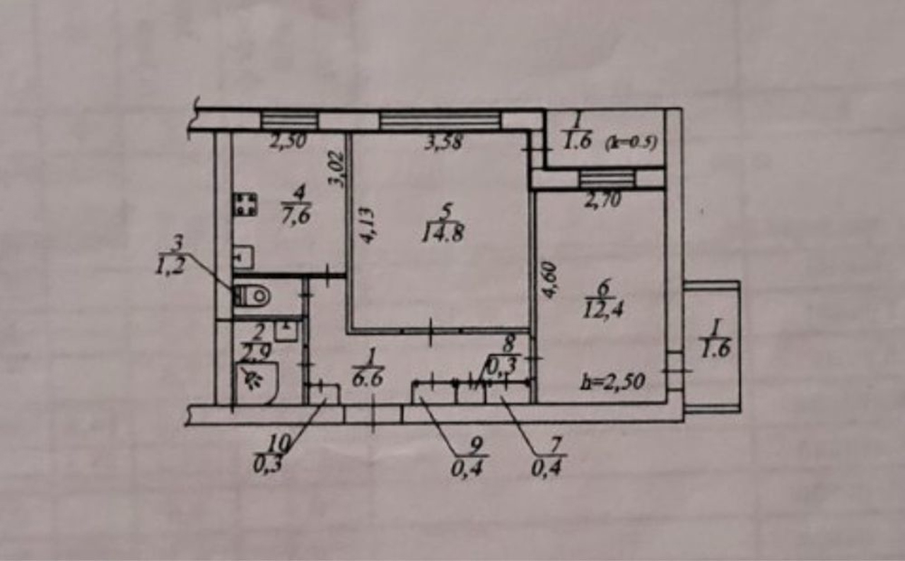 Продаж 2-кімнатної квартири 50 м², Терещенковська вул., 4