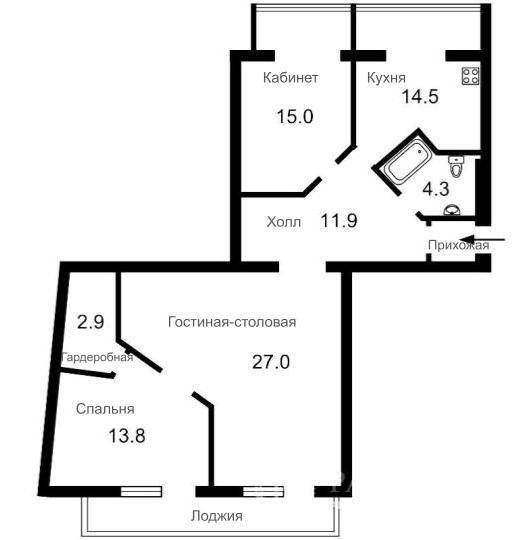 Продажа 3-комнатной квартиры 103 м², Большая Житомирская ул.
