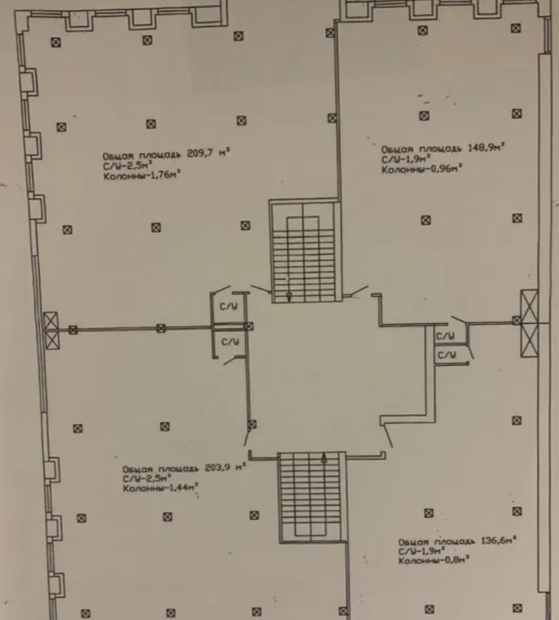 Аренда офиса 700 м², Греческая пл.