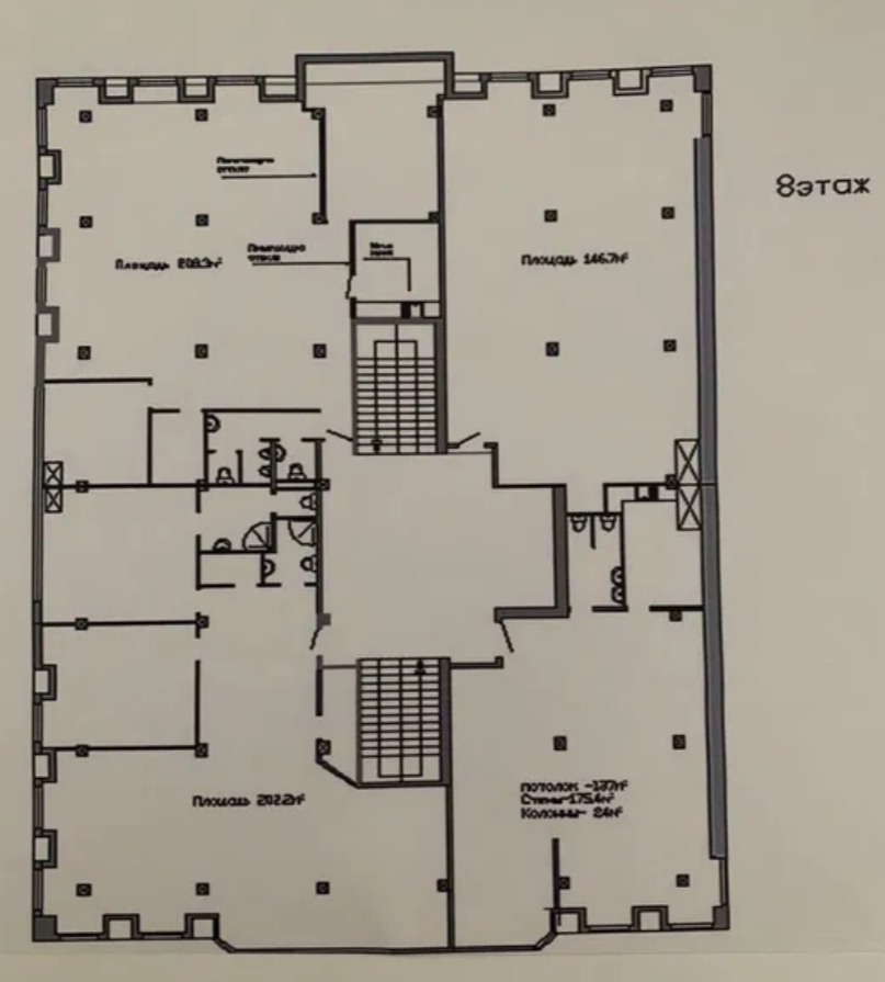 Аренда офиса 700 м², Греческая пл.