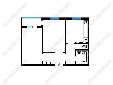 Аренда 2-комнатной квартиры 48 м², Дегтяревская ул., 14