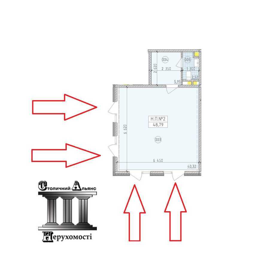 Аренда другого торгового помещения 50 м², Михаила Максимовича ул., 26В