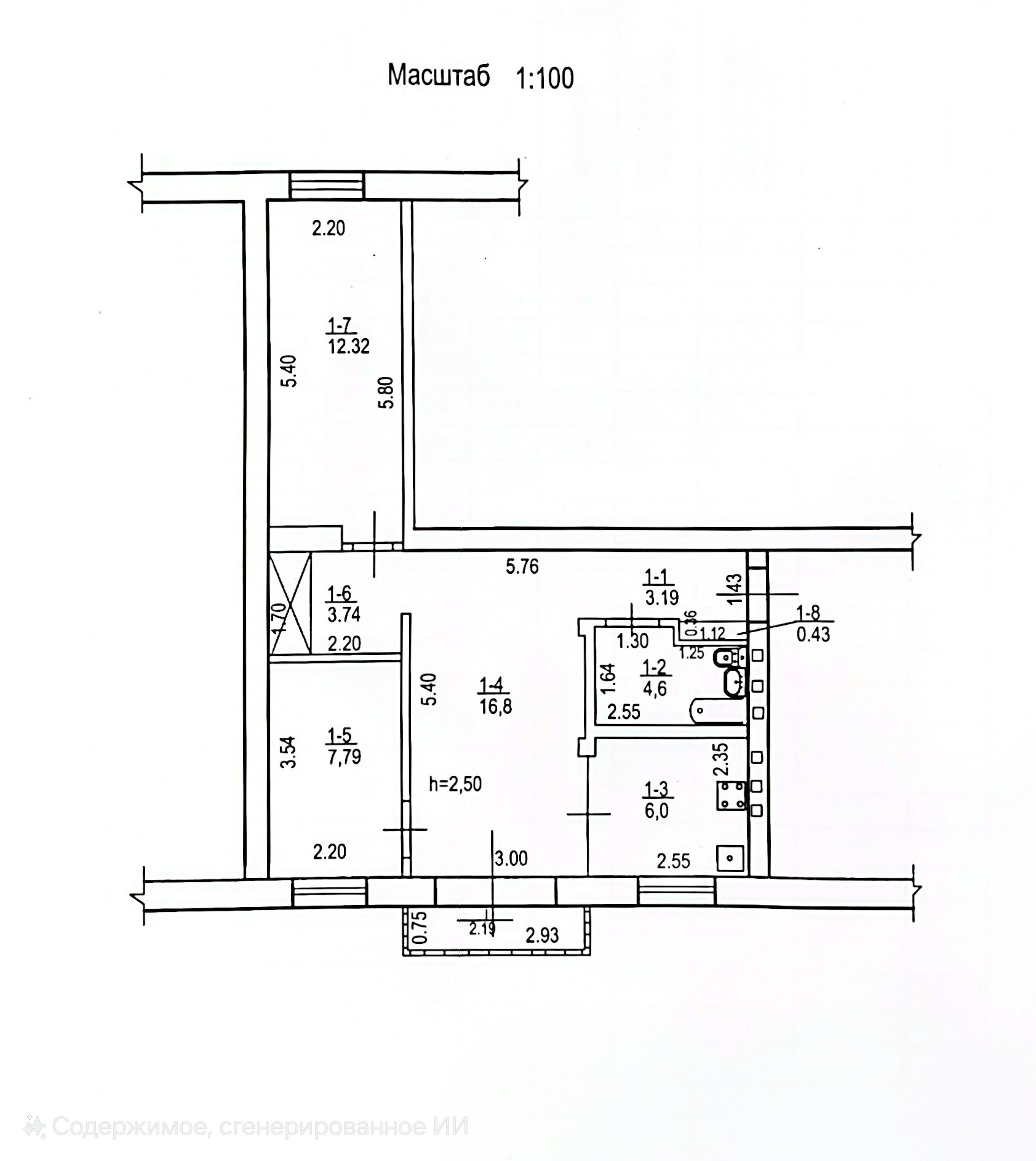 Продаж студії 57.6 м², Михайла Грушевського вул., 54