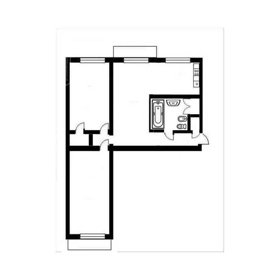 Продажа 3-комнатной квартиры 65 м², Русановская наб., 22