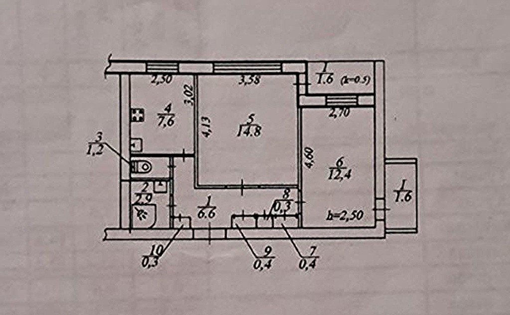 Продажа 2-комнатной квартиры 50 м², Терещенковская ул., 4