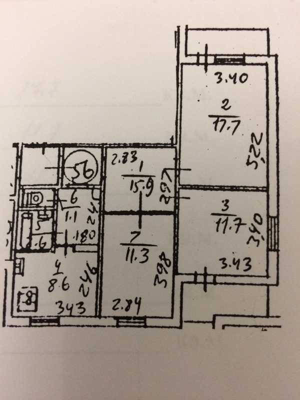 Оренда 3-кімнатної квартири 71 м², Правди просп., 10