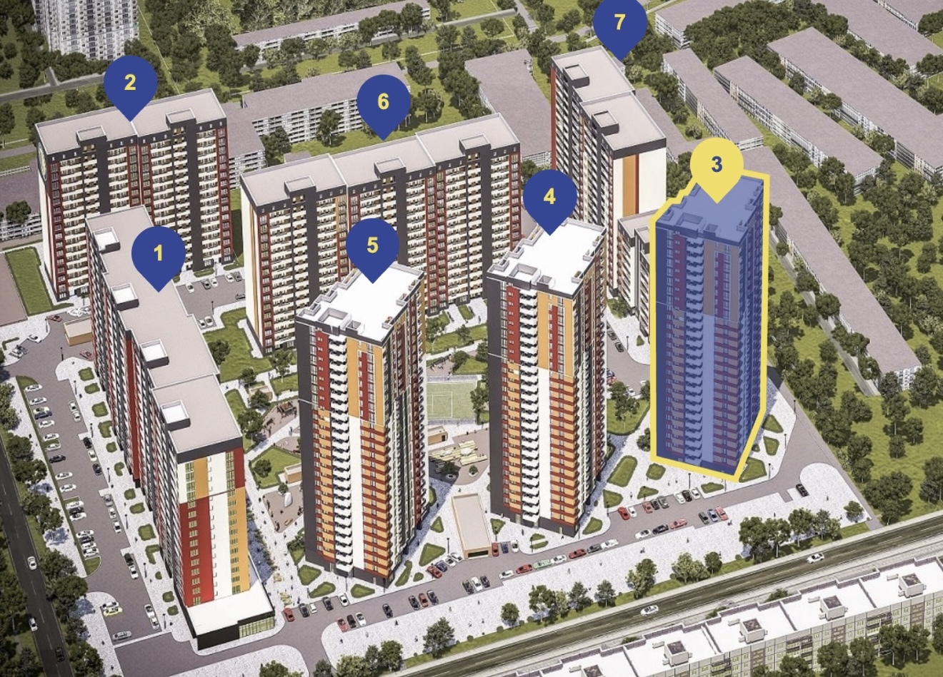 Продаж 2-кімнатної квартири 68 м², Відрадний просп., 93/2