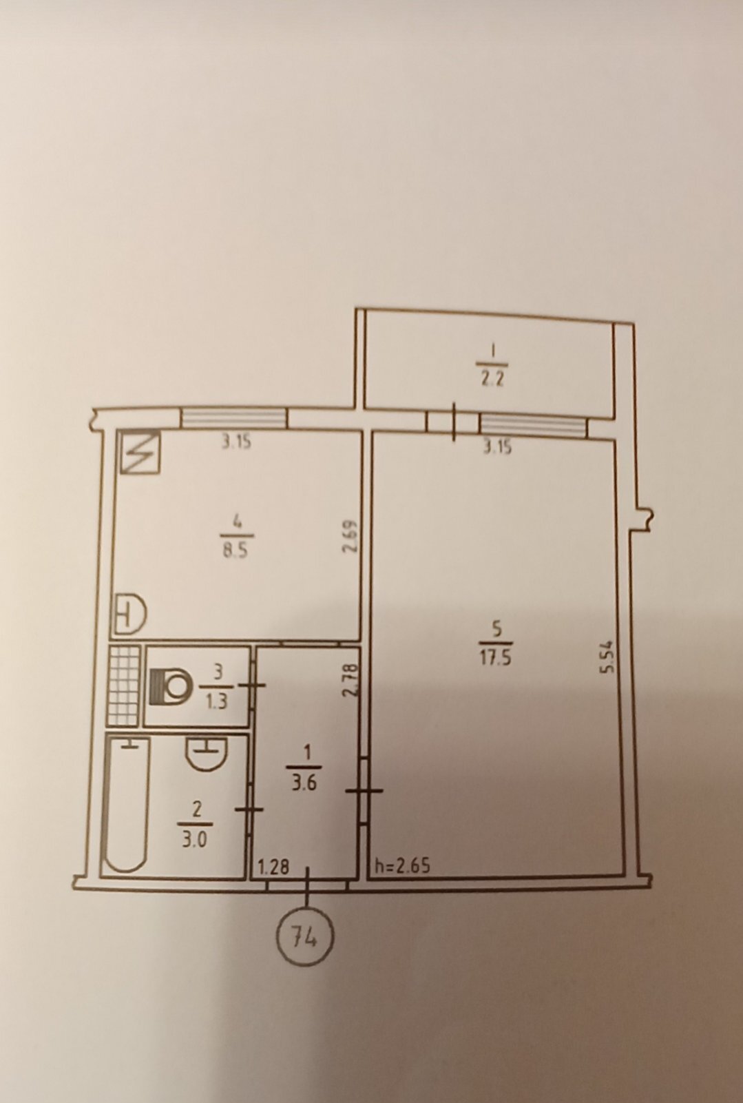 Продажа 1-комнатной квартиры 36 м², Академика Заболотного ул., 26