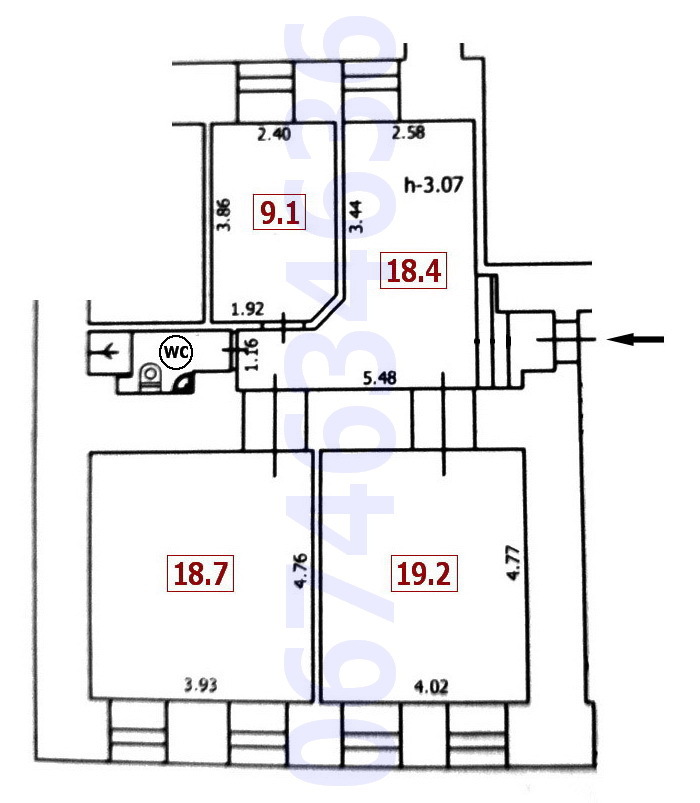 Аренда офиса 70 м², Тургеневская ул., 60