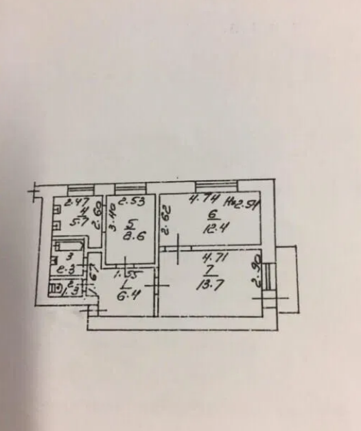 Продаж 3-кімнатної квартири 52 м², Академіка Філатова вул.