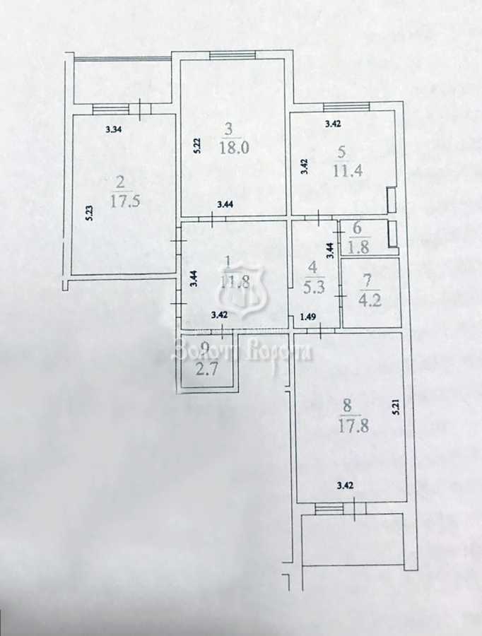 Продажа 3-комнатной квартиры 98 м², Милославська, 16
