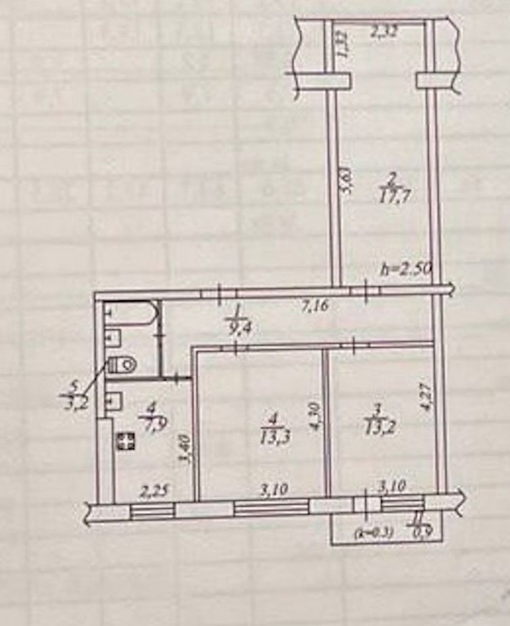Продажа 3-комнатной квартиры 66 м², Донецкое шоссе, 110